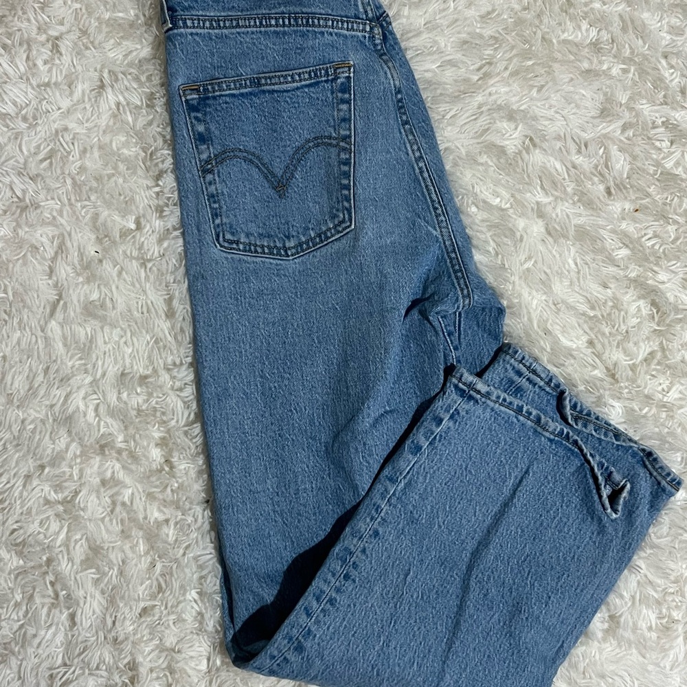 Levi ribcage straight jeans